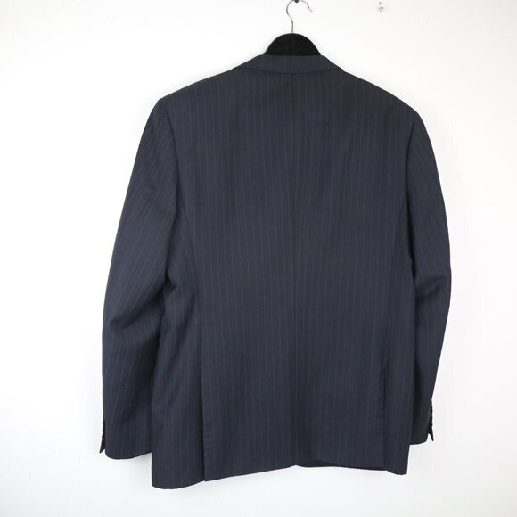Giorgio Armani Lecollezioni Pinstripe Single Breasted Two Button Men's Blazer - Picture 9 of 9
